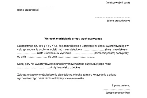 Urlop wychowawczy: dokumenty i terminy. Złóż wniosek bezbłędnie!