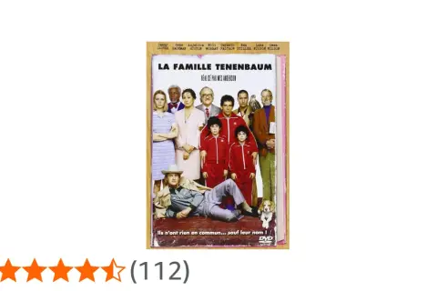Affiche du film "La Famille Tenenbaum", avec la famille réunie, évoquant l'origine de leur nom.