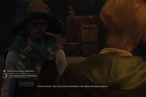 W cieniu czasu w Hogwarts Legacy, Ominis Gaunt rozważa los Sebastiana.
