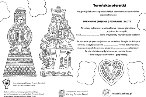 Karty pracy: Legenda o Toruńskich Piernikach [Darmowe PDF]