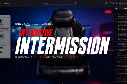 Interaktive Unterbrechung mit OTTO & Twitch. Die Community stimmt ab, was als Nächstes passiert. Zeit, mal **away from keyboard** zu sein und mitzuvoten!
