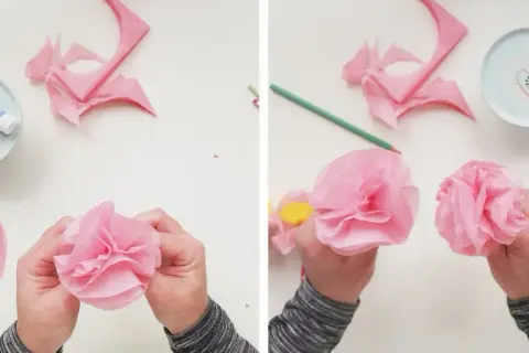 Kwiaty z bibuły DIY: Stwórz piękne kwiaty krok po kroku!