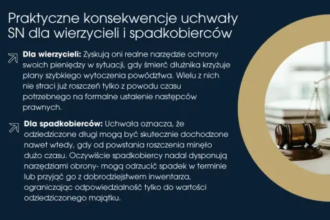 Prawo spadkowe: czy niebieska karta zostaje w papierach? Uchwała SN chroni wierzycieli i spadkobierców, ułatwiając dochodzenie długów i ograniczając odpowiedzialność.
