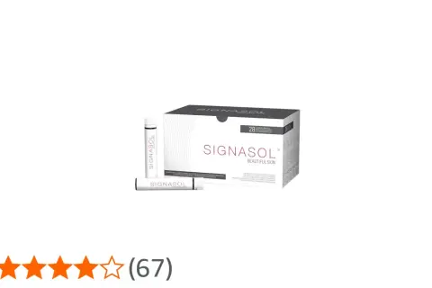 Caja de 28 ampollas de Signasol colágeno para una piel hermosa.