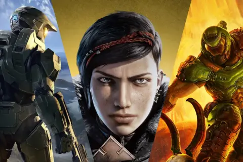 Master Chief, Anya Stroud i Doom Slayer – ikony gier fps.
