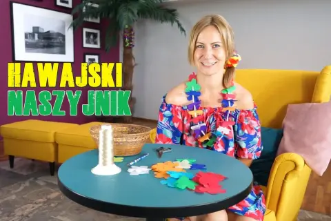 Impreza hawajska? Zrób naszyjnik lei z bibuły krok po kroku!