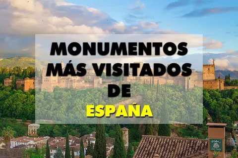La Alhambra, uno de los monumentos de España más visitados, se alza majestuosa sobre Granada.