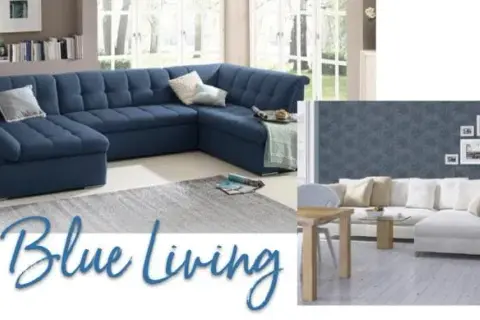 Wohnzimmer blau grau: So gestalten Sie stilvolle und gemütliche Räume