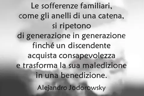 Le sofferenze familiari, come anelli di una catena, si ripetono di generazione in generazione finché un discendente acquista consapevolezza e trasforma la sua maledizione in benedizione. Le conseguenze della mancanza d'amore si spezzano.