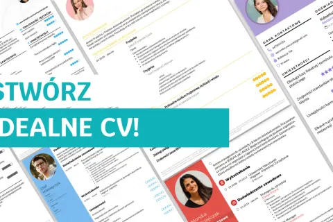 Szablony CV z różnymi sekcjami i elementami graficznymi. Wybierz odpowiednią czcionkę do CV, by stworzyć profesjonalny dokument.