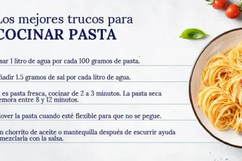 ¿Pasta perfecta en minutos? Recetas fáciles y trucos de chef