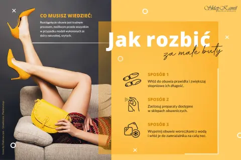 Jak rozciągnąć buty, gdy są za małe? Poznaj 3 sprawdzone sposoby: prawidła, preparaty i zamrażarka.