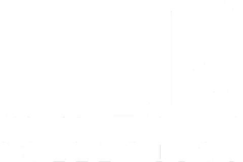 Hilke Collection. Vita bokstäver på svart bakgrund.
