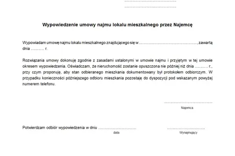 Jak napisać wypowiedzenie umowy najmu bez przykrych konsekwencji prawnych