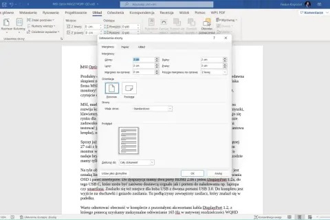 Jak zrobić marginesy w Wordzie: Proste kroki, aby uniknąć błędów
