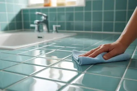 Jak skutecznie umyć płytki łazienkowe? Lśniąca czystość bez smug!