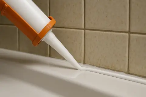 Silikon wird aufgetragen. Frage: wie lange muss silikon trocknen dusche?