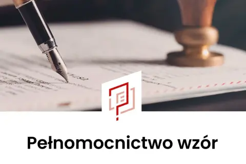 Pióro i pieczęć nad dokumentem. Wzór pełnomocnictwa do załatwiania spraw urzędowych.