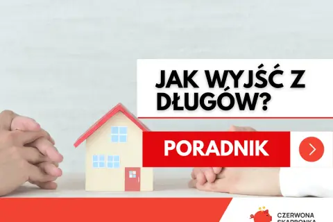 Model domu i dłonie symbolizują trudną sytuację finansową. Dowiedz się, czym jest upadłość konsumencka i jak wyjść z długów.