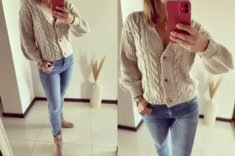 Jak zapiąć sweter na guziki, aby wyglądać stylowo i modnie