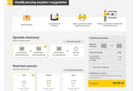 Aplikacja InPost: Nadawanie paczek krok po kroku (bez etykiety)