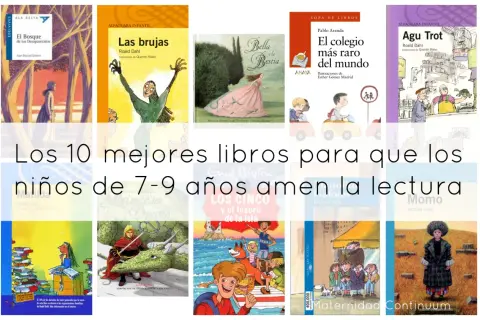 Colección de portadas de libros infantiles, incluyendo "Las brujas" y "El bosque de los desaparecidos", ideales como cuentos para niños de 8 años.