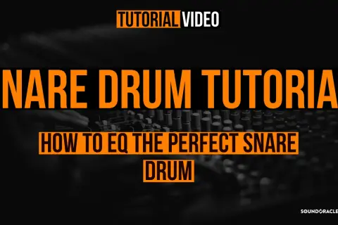 SNARE DRUM TUTORIAL: HOW TO EQ THE PERFECT SNARE DRUM. Lerne, wie du mit EQ den perfekten Snaresound erzielst.