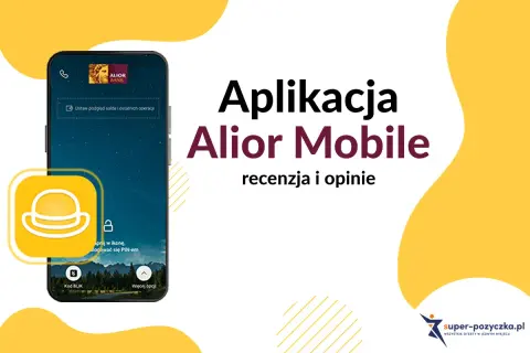 Aplikacja Alior Mobile na smartfonie, z ikoną w kształcie kapelusza. Recenzja i opinie o bankowości mobilnej.