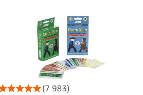 Zestaw kart Dutch Blitz. Poznaj zasady tej szybkiej gry karcianej, idealnej dla całej rodziny.