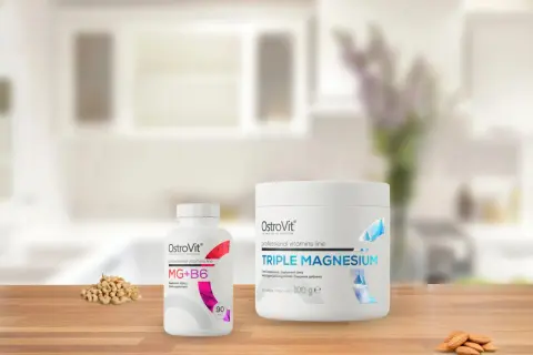 Produits OstroVit : MG+B6 et Triple Magnésium. Pour savoir au bout de combien de temps le magnésium fait effet, consultez votre médecin.