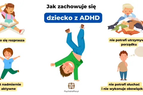 Dziecko z ADHD czuje się zagubione: łatwo się rozprasza, jest nadmiernie aktywne, nie utrzymuje porządku, nie słucha i nie wykonuje obowiązków.