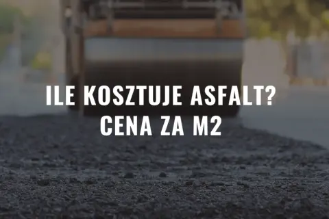 Ile kosztuje zrobienie drogi asfaltowej? Cena za m2. Walec drogowy przygotowuje nawierzchnię.
