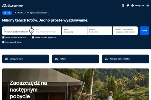 Szukaj tanich lotów w lutym z Warszawy. Skyscanner ułatwia znalezienie najlepszych ofert podróży.