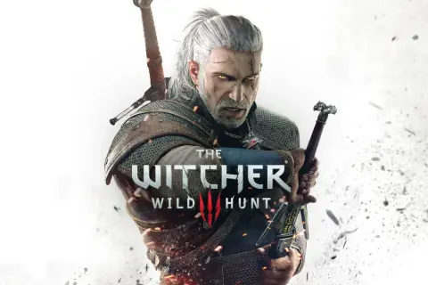 Geralt z Rivii, gotowy do walki, z mieczem w dłoni. Zapowiedź nowej wiedźmin 3 aktualizacji.