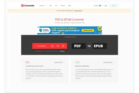 Convertissez vos documents PDF en EPUB facilement avec Convertio. L'outil idéal pour convertir Word en EPUB et bien plus.