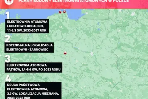 Ile reaktorów atomowych w Europie? Pełna mapa i plany Polski