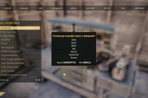 Poradnik Fallout 76: w ekwipunku masz śmieci do przetworzenia na surowce. Zobacz, co możesz zyskać!