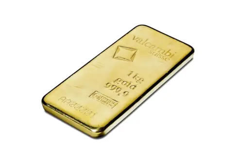 Sztabka złota 1 kg 999,9 Valcambi Suisse. Zastanawiasz się, ile kosztuje sztabka złota?