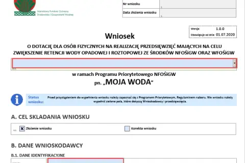 Dotacja Moja Woda: jak i gdzie złożyć wniosek - kompletny poradnik
