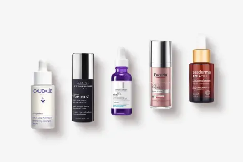 Comparativa de serums: Caudalie, Esthederm, La Roche-Posay, Eucerin y Sesderma. Opiniones sobre sus fórmulas para manchas y luminosidad.