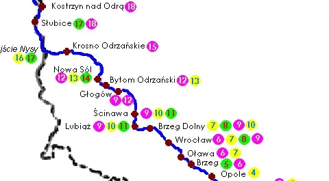 Mapa tras rowerowych wzdłuż Odry – odkryj najlepsze szlaki rowerowe