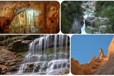 Esplora le meraviglie naturali delle Marche: grotte, cascate, canyon e calanchi. Perfetto per escursioni organizzate Marche.