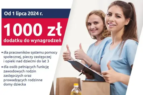 Pomoc społeczna: Dodatki 1000 zł i reforma płac co musisz wiedzieć?