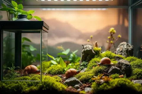Jak stworzyć idealne terrarium dla ślimaka afrykańskiego? Przewodnik
