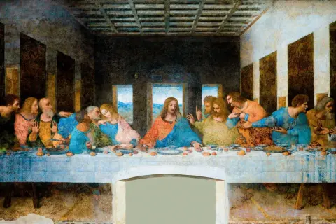 Ostatnia Wieczerza, jedno z najważniejszych dzieł Leonardo da Vinci, ukazuje dramatyczny moment rozmowy Jezusa z apostołami.