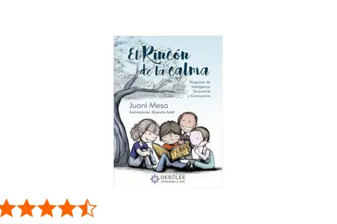 Ilustración de niños leyendo en "El Rincón de la Calma", un programa de inteligencia emocional y convivencia.