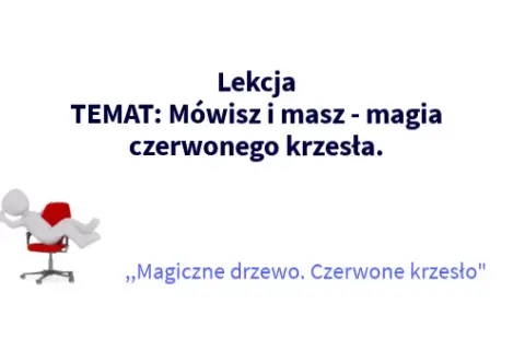 O co poprosiłbyś czerwone krzesło, aby spełnić swoje marzenia?