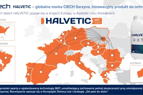 Globalna marka HALVETIC, z technologią BGT, dociera do Europy, Australii i obu Ameryk. Produkt chroni rośliny.
