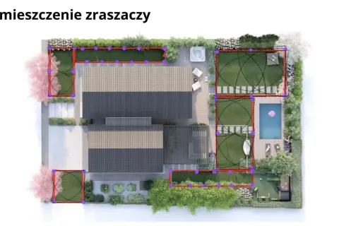 Ile zraszaczy na sekcję? Oblicz wydajność krok po kroku