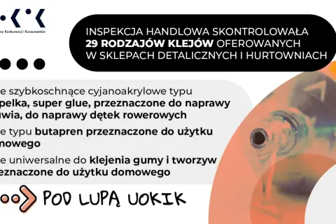 Kontrola UOKiK wykazała 29 rodzajów klejów, w tym butapren, do napraw domowych i rowerowych.